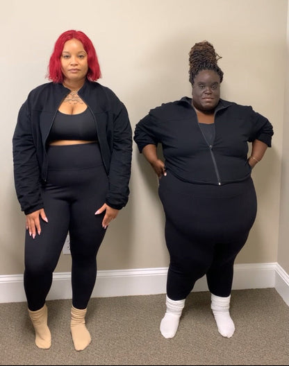 Cropped Zipper Jacket